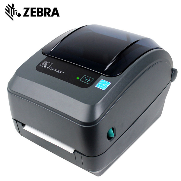 ZEBRA斑馬GX430T條碼打印機300dpi不干膠標簽條碼打印機快遞電子面單固定資產碳帶機二維條形碼熱敏亞馬遜fba