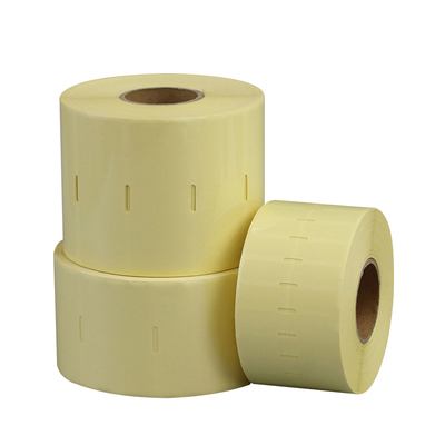 透明PET不干胶标签3cm~100mm防水耐高温撕不破条码打印贴纸可定制